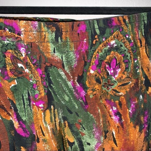 Vintage Michael & Company Abstract Print Pull On Pants - Picture 8 of 9